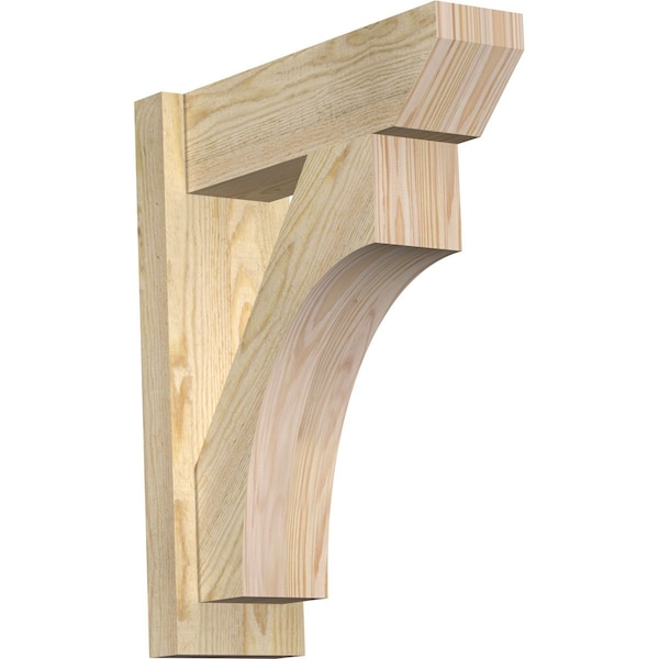 Ekena Millwork Westlake Slat Rough Sawn Outlooker, Douglas Fir, 6"W x 18"D x 22"H OUT06X18X22WTL06RDF - main